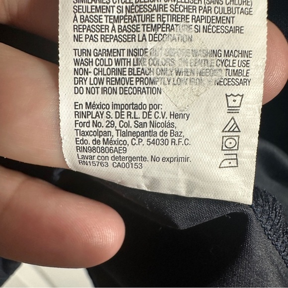 Syracuse Univ. sz M 1/4 zip windbreaker, unlined, hooded, collegiate, layer - Picture 7 of 10